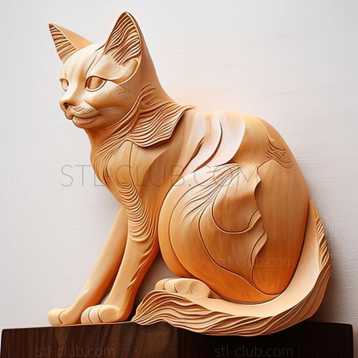 st Japanese Bobtail cat